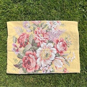 Vintage Ralph Lauren Sophie Brooke Standard Pillowcase Pair Cottagecore FLAWS